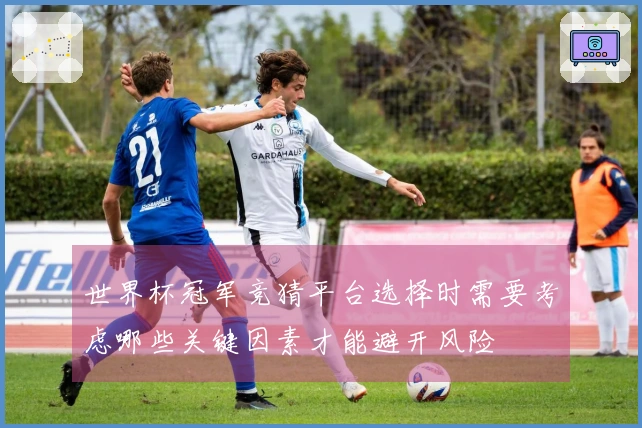 世界杯冠军竞猜平台选择时需要考虑哪些关键因素才能避开风险