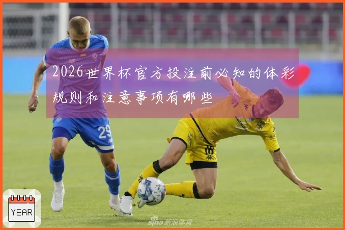 2026世界杯官方投注前必知的体彩规则和注意事项有哪些